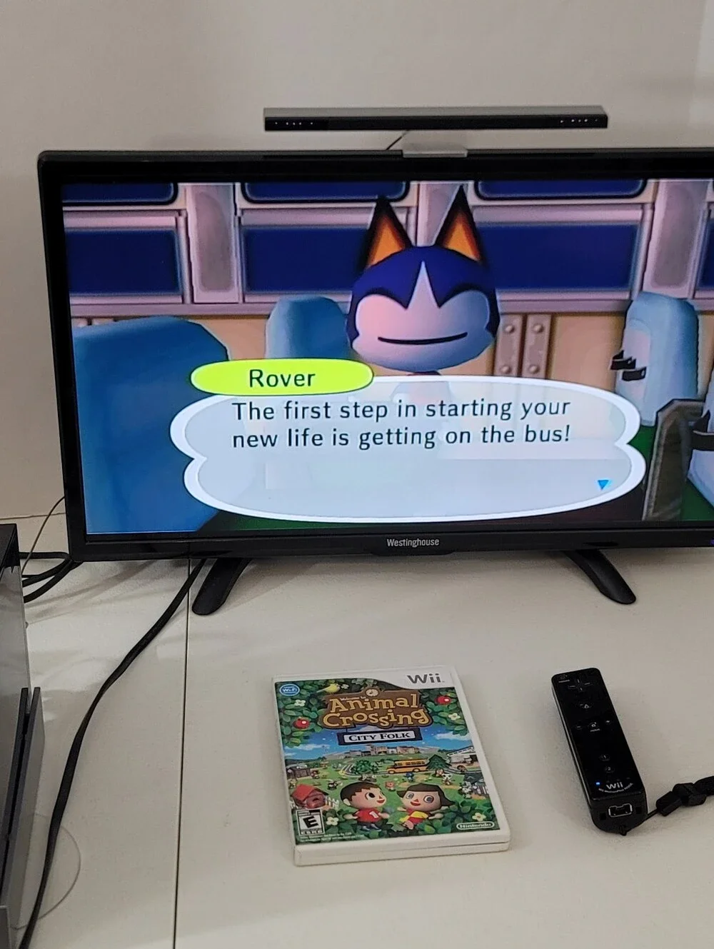 Animal Crossing City Folk Nintendo Wii Game Complete 2008